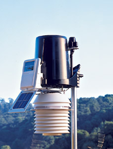Il blocco sensori remoto della stazione meteorologica Davis Vantage Pro 2