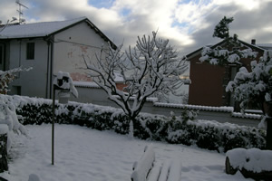 La strumentazione dopo la neve del 3 dicembre 2005
